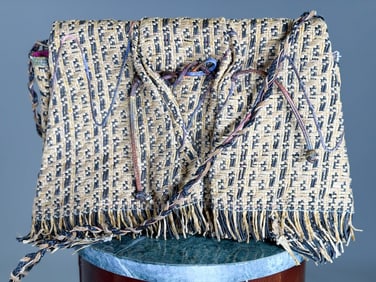 Vintage Carlos Falchi Woven Crossbody Bag