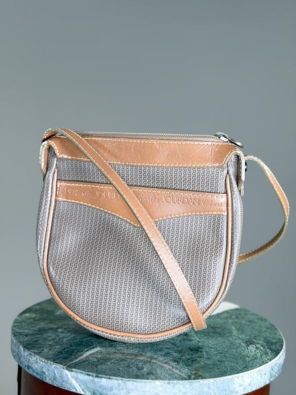 Vintage Charles Jourdan Canvas Cross Body Bag (1 of 6)