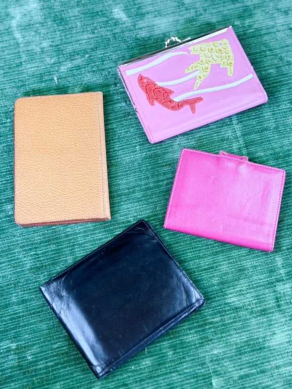 Group of Vintage Leather Designer Wallets (1 of 10)