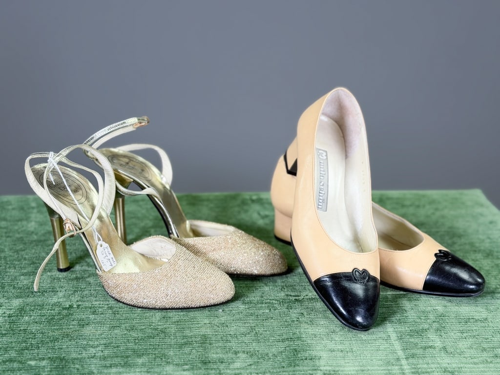 Vintage Christian Dior & Mila Schon Heels Pumps (1 of 9)