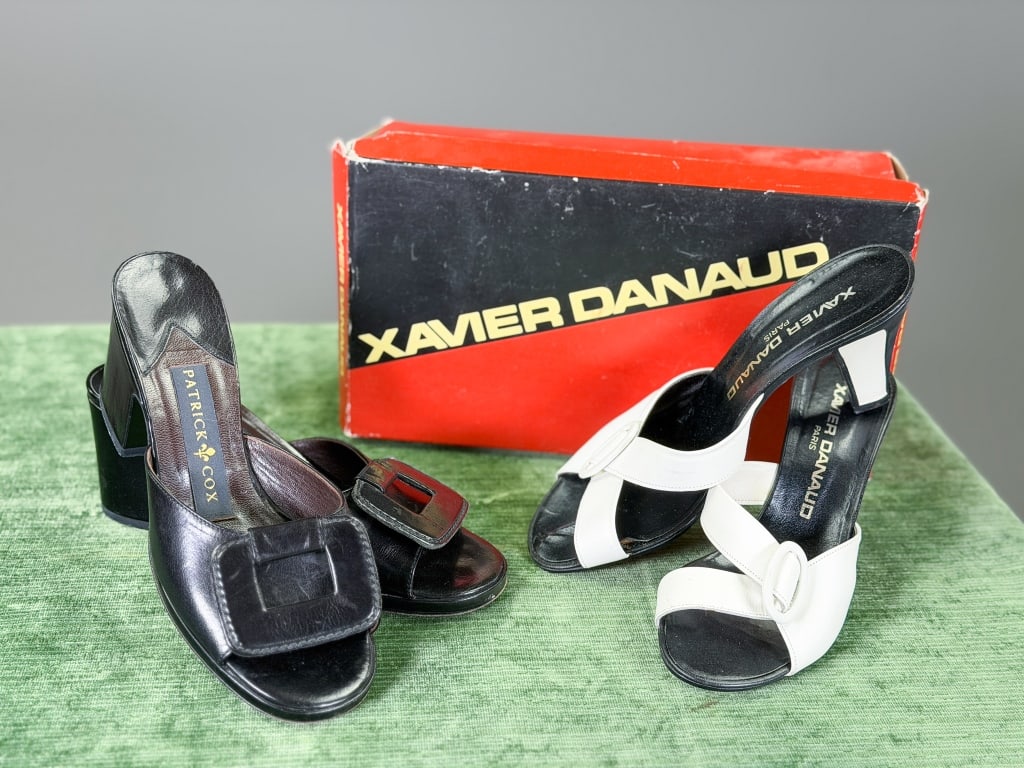 Vintage Xavier Danaud & Patrick Cox Sandals Heels (1 of 8)