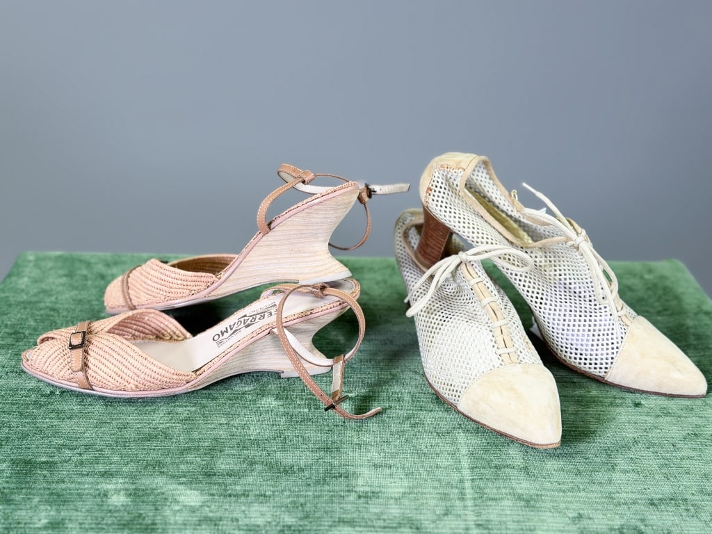 Vintage Ferragamo & Walter Steiger Pumps Heels (1 of 8)