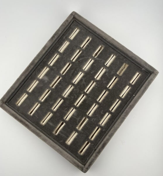 Vintage Ring Store Display Stand Buff for 36 Rings (1 of 5)