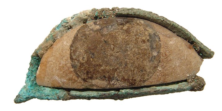 Egyptian eye and frame from a sarcophagus, Late Period (1 of 2)