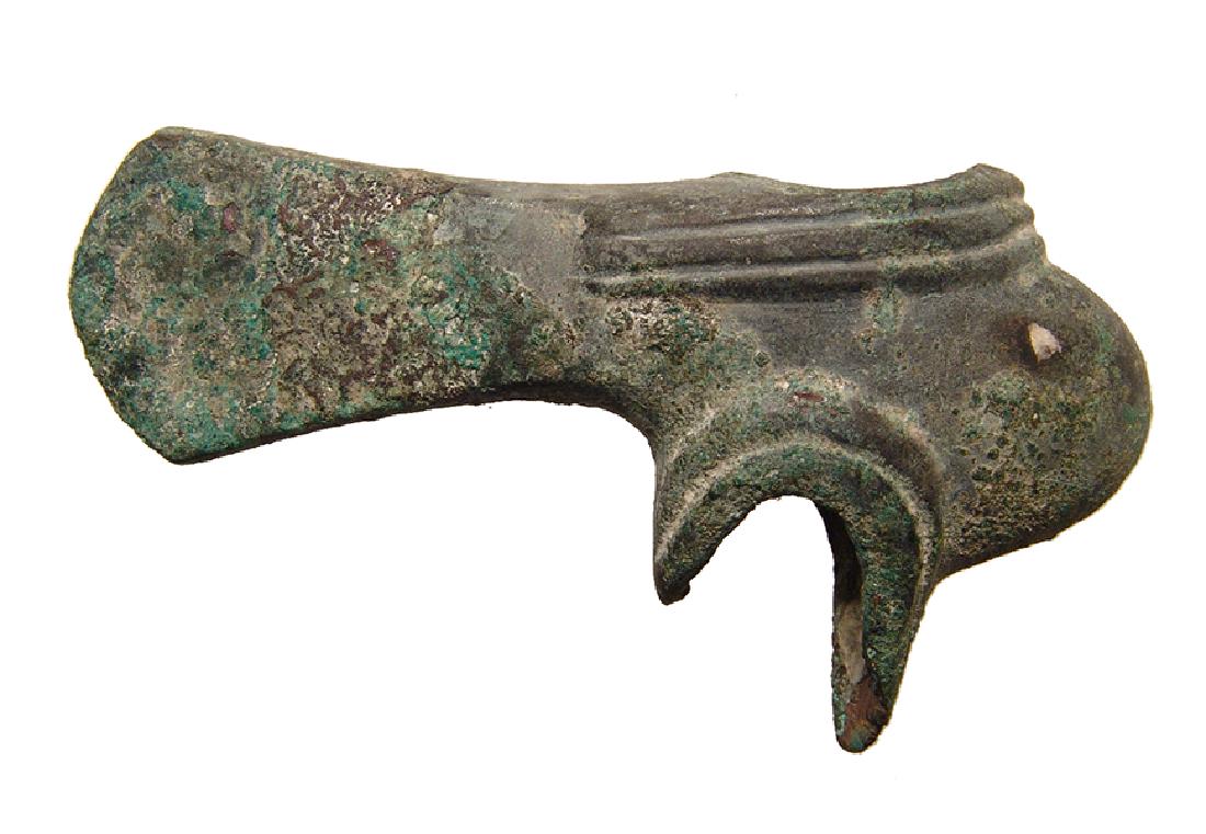An attractive Near Eastern bronze axe head (1 of 2)