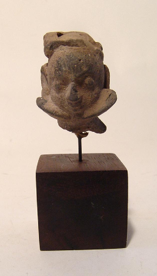 A Kushan ceramic head of a man (1 of 4)