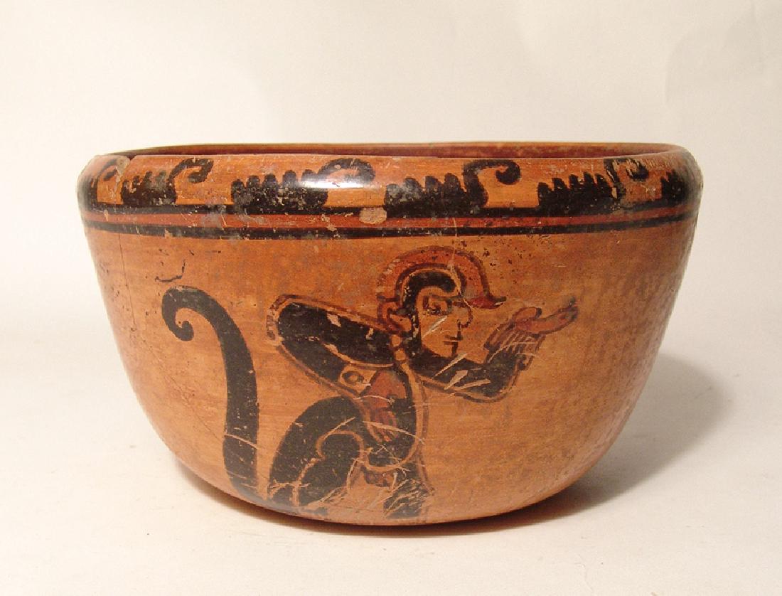 A beautiful Mayan polychrome bowl (1 of 6)