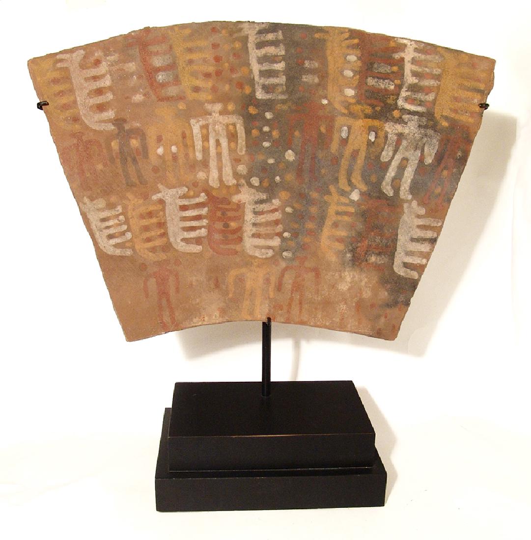 A Chuco ceramic tablet, c. 13th Century (1 of 4)