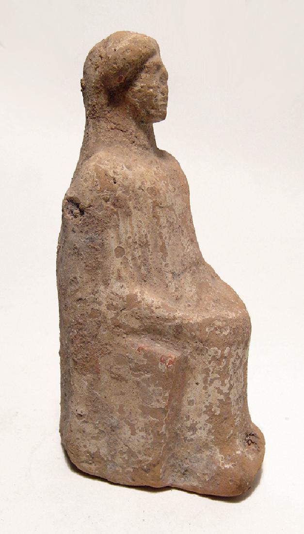 A Greek terracotta figure of Kybele (1 of 4)