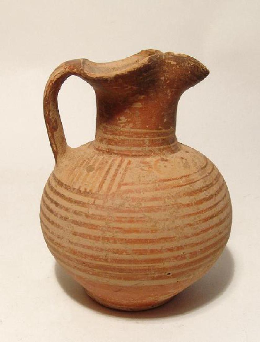 A very attractive Hellenistic banded oinochoe (1 of 4)
