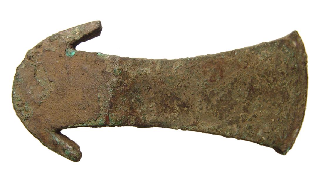 A Near Eastern bronze axe head (1 of 3)