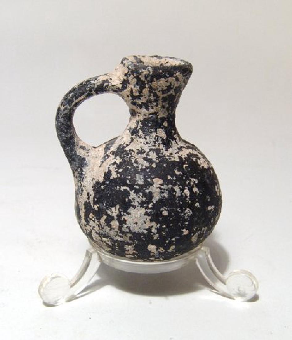 A small Greek black-ware juglet from the Holy Land (1 of 2)