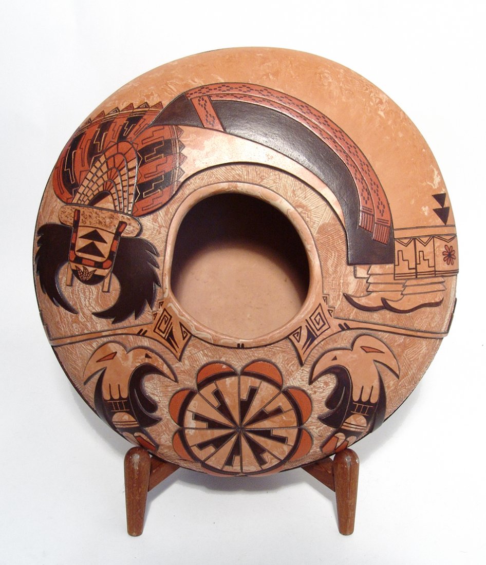 Hopi ceramic seed pot by Delmar Polacca Nampeyo (1 of 9)