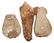 A group of 3 Egyptian painted wooden objects - 2