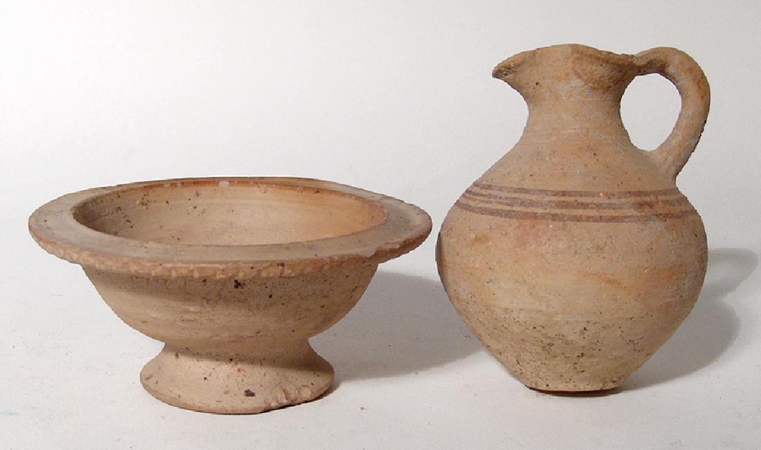 A nice pair of Cypriot ceramic vessels (1 of 5)