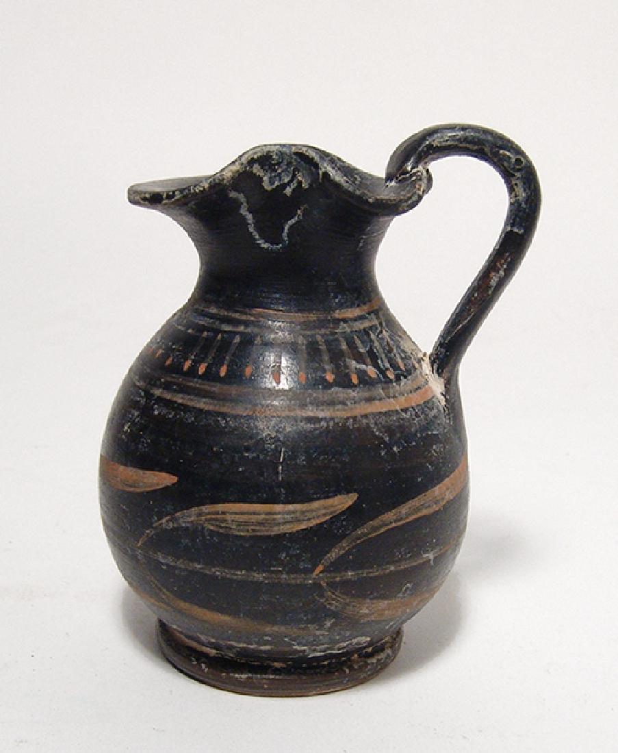 A nice Greek Xenon-ware olpe, Magnia Graecia (1 of 3)
