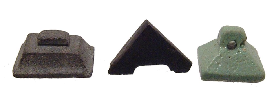 Egyptian faience and stone amulets, Late Period (1 of 2)