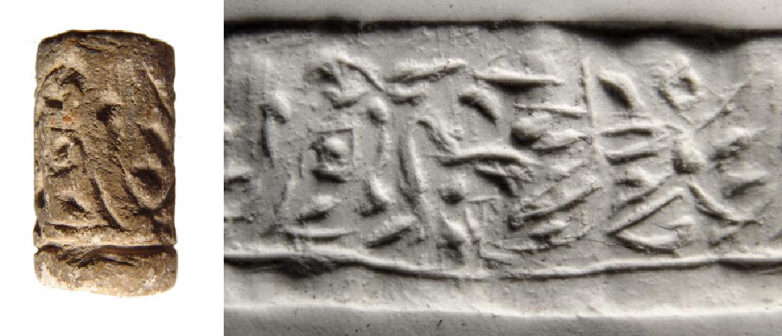 A Levantine limestone cylinder (1 of 1)