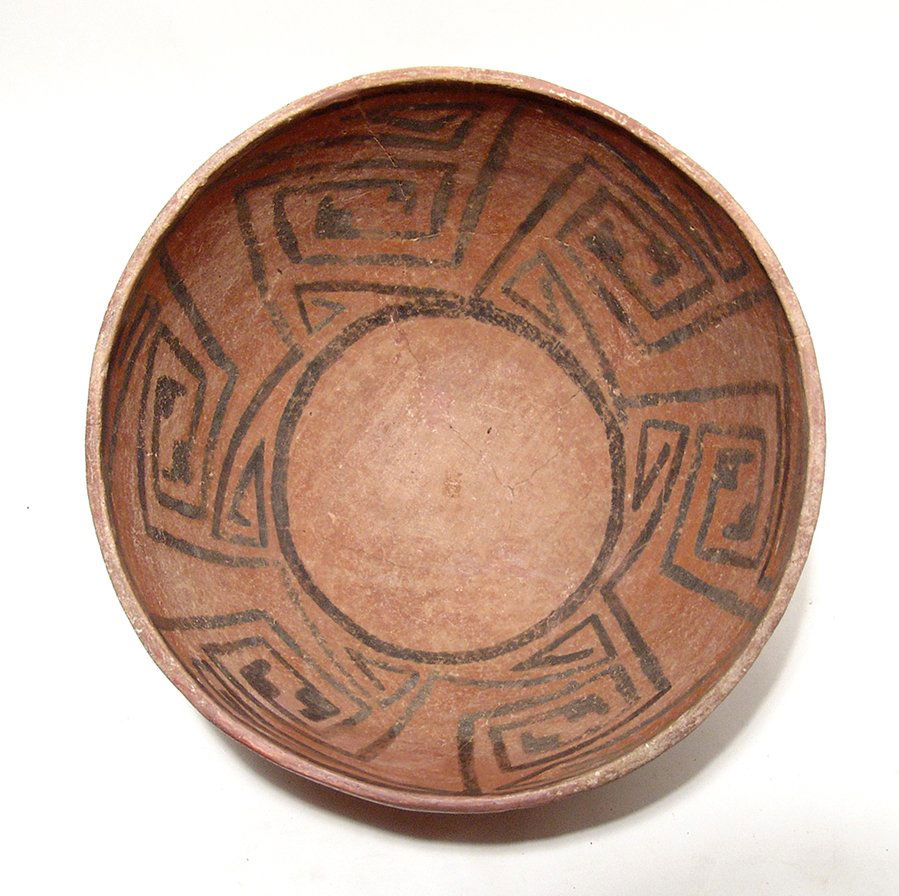 A choice Mogollon Snowflake black on red bowl (1 of 6)