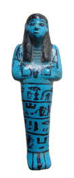 Fantastic Egyptian Book of the Dead shabti for Min