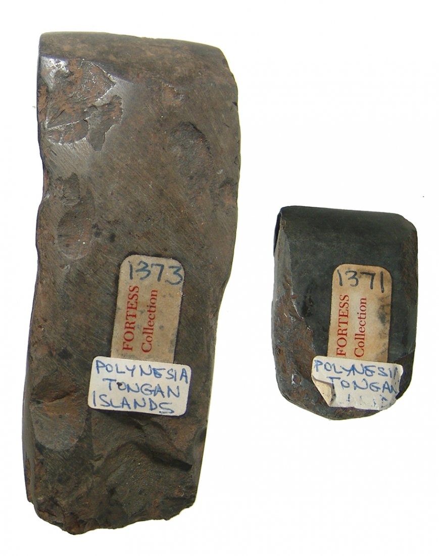 A nice pair of Polynesian stone celts (1 of 3)