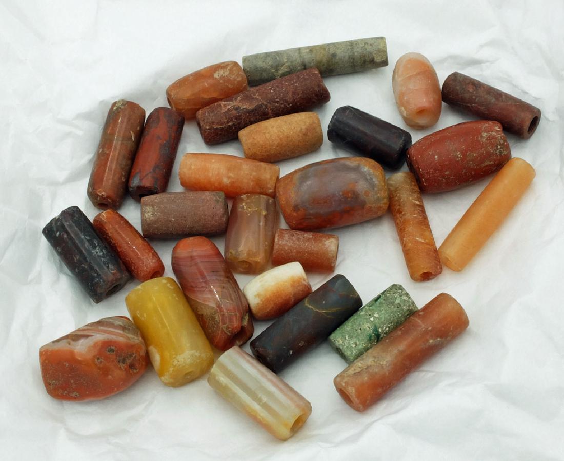 A collection of 27 Tairona stone beads from Colombia (1 of 1)