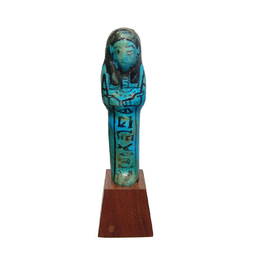 Wonderful and vibrant Egyptian ushabti, 21st Dynasty