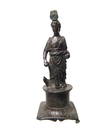 A beautiful Roman bronze figurine of Isis-Fortuna