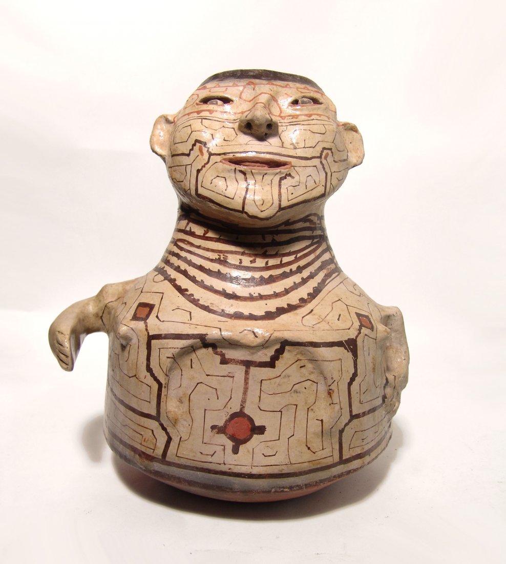 A large and gorgeous Shipibo Conibo effigy vessel (1 of 6)