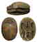 Egyptian glazed steatite scarab, New Kingdom