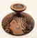 A choice Greek red-figure Lekanis with painted lid - 6