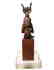 A fantastic Egyptian bronze figure of seated Isis - 5