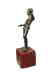A wonderful Etruscan bronze figure of a male youth - 4