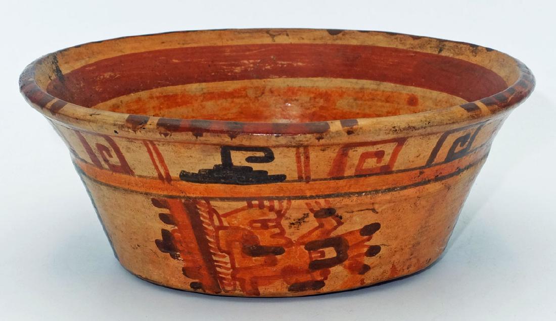 Beautiful Maya bowl from the Ulua Valley of Honduras (1 of 4)