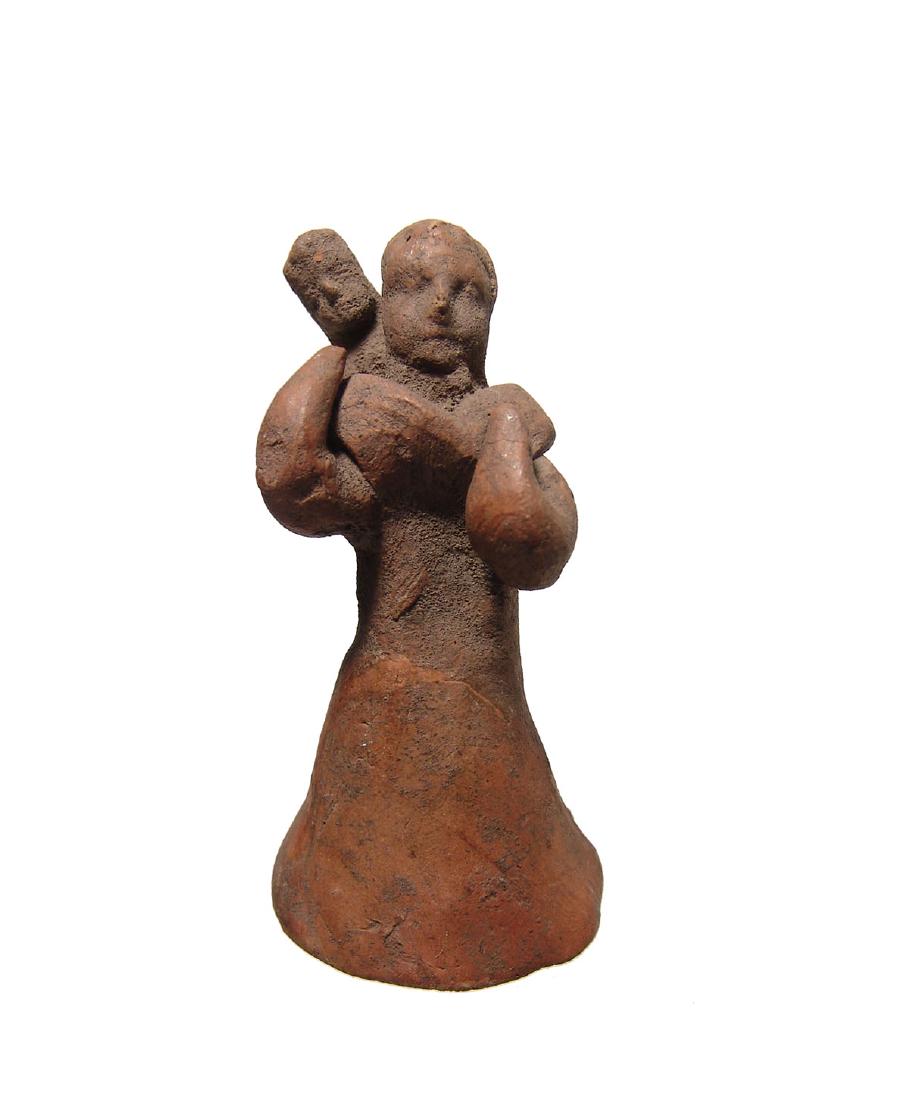 A Greek ceramic mother and child idol (1 of 3)