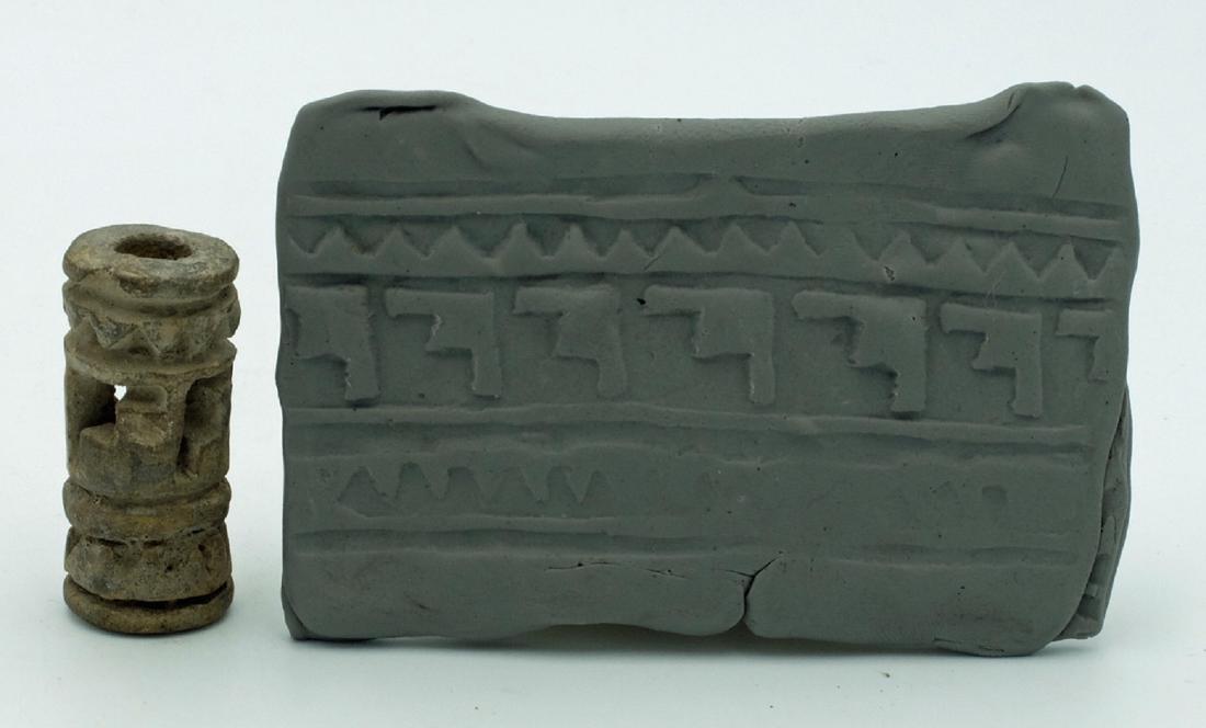 A rare LaTolita sello (roller seal) from Ecuador (1 of 3)