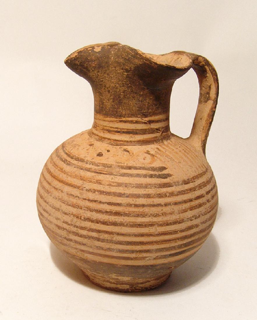A lovely Hellenistic banded oinochoe (1 of 4)