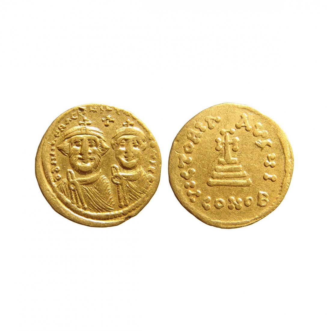 A Byzantine gold solidus of Heraclius (1 of 1)