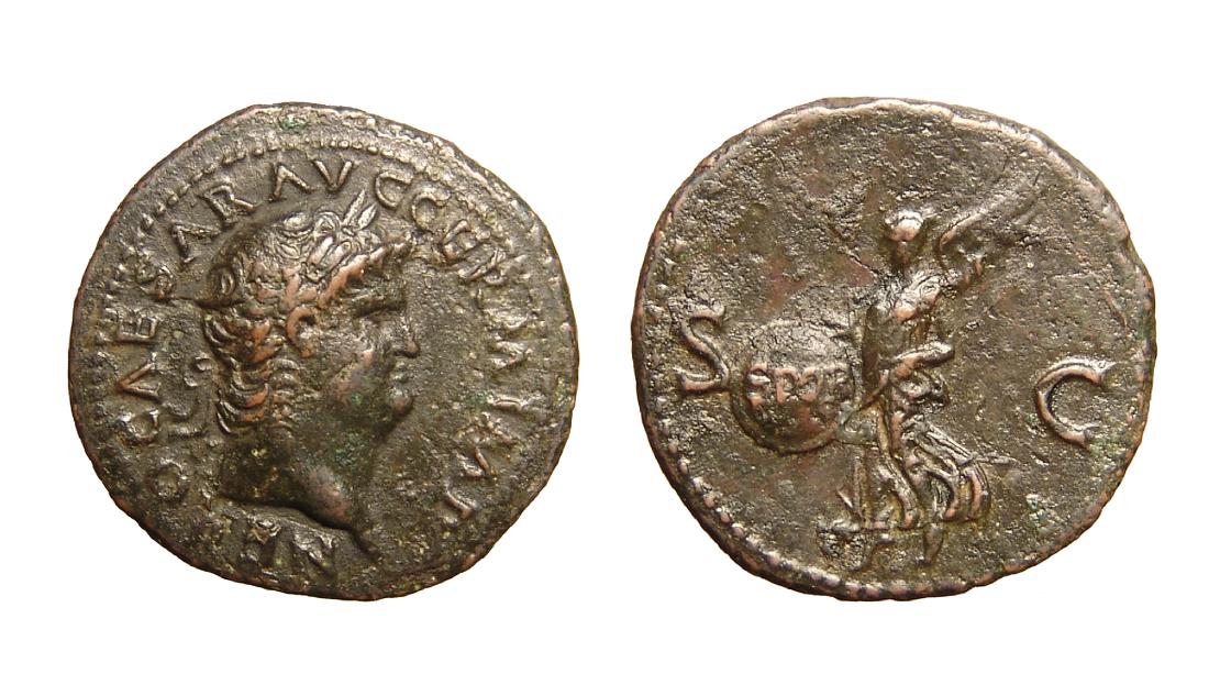 A choice Roman bronze coin of Emperor Nero (1 of 1)