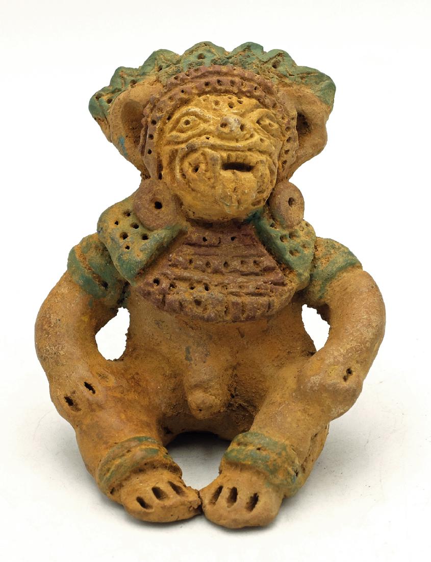 A choice Jamacoaque shaman figure from Ecuador (1 of 4)