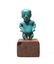 A nice Egyptian faience amulet of Pataikos, Late Period
