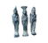 A group of 3 Egyptian glass amulets or inlays