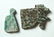 A pair of Egyptian stone amulets, Late Period