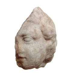 A Greek marble head fragment of a youth