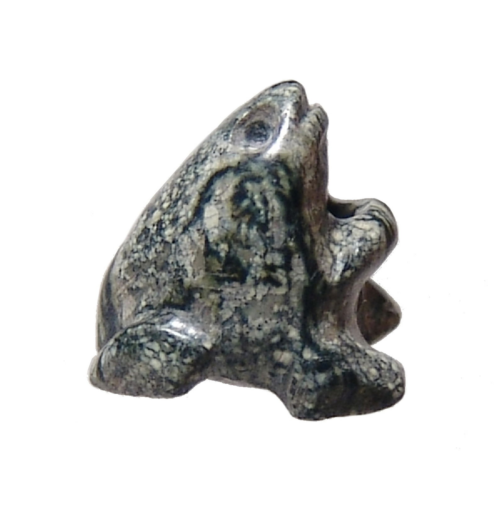 A nice Levantine stone frog amulet (1 of 4)