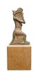 Rare Egyptian faience amulet of the god Nehebkau
