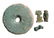 3 Egyptian faience items and Near Eastern bronze amulet