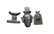 A group of 3 Egyptian stone amulets, Late Period - 2