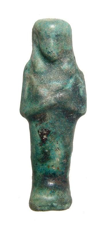 Egyptian 3rd Intermediate Period glazed ushabti (1 of 3)
