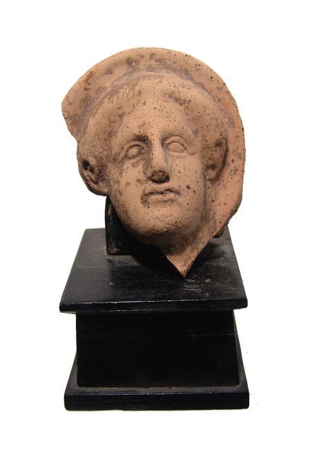 An Etruscan terracotta votive head (1 of 5)